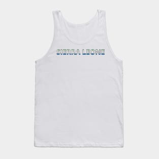 Drapeau Sierra Leone Tank Top